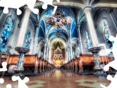Wnętrze, HDR, Kościół