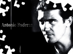 ciemne, włosy, Antonio Banderas