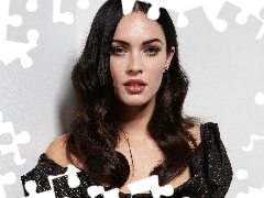 Włosy, Piękne, Megan Fox, Spojrzenie