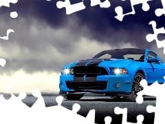 Chmury, GT-R500, Ford Mustang, Shelby