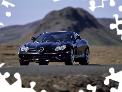 czarny metalik, Mercedes SLR