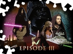 Natalie Portman, Samuel L. Jackson, Star Wars, maska, postacie