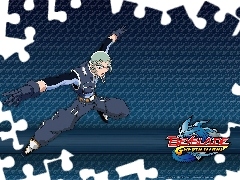 logo, napis, Beyblade, facet