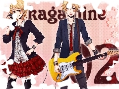 Kagamine, Len, Vocaloid, Rin