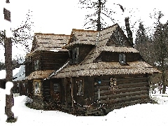 Domek, Drewniany