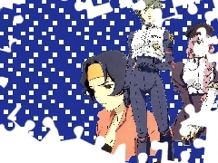 policjant, ludzie, Rahxephon