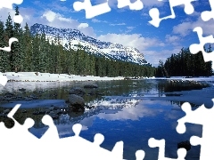 Góry, Rzeka, Kanada, Alberta