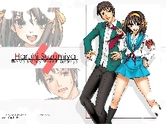 para, krawat, Suzumiya Haruhi No Yuuutsu