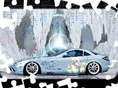 Mercedes SLR, Błękitny