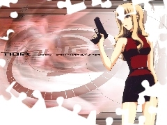 pistolet, mini, Noir, kobieta