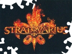 logo, płomienie, Stratovarius