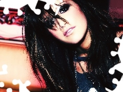 Włosy, Ashley Tisdale, Czarne