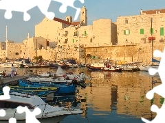 Łodzie, Woda, Giovinazzo, Port