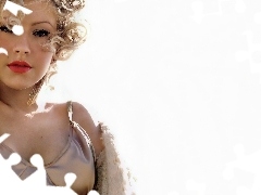 Christina Aguilera, pomadka, usta