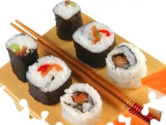 Pałeczki, Sushi, Smakowite, Zdrowe