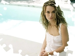 Basen, Biała Sukienka, Keira Knightley