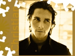 czarna koszula, Christian Bale