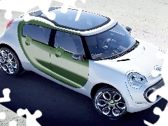 Zielone, Drzwi, Citroen C-Cactus