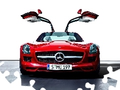 Unoszone, Drzwi, Mercedes Benz SLS