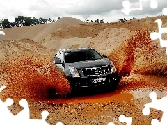 Woda, Piasek, Cadillac SRX