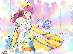 kobieta, syrena, Kaleido Star