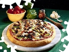 Pomidory, Papryka, Pizza