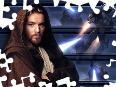 brązowa, broda, Star Wars, szata, aktor