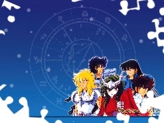 zodiak, ludzie, Saint Seiya