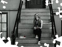 Schody, Emo, Avril Lavigne, Dom, Kobieta