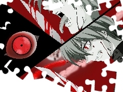 oko, twarze, Hellsing