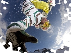 Snowbord, Akrobacje, Zima