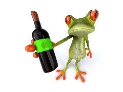 Żaba, Wino, Apple