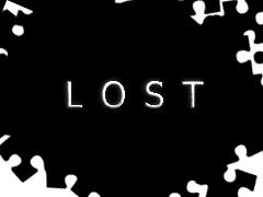 tytuł, tło, Filmy Lost, czarne