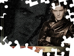 kurtka, skórzana, Antonio Banderas