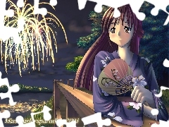 wachlarz, kimono, Miss Surfersparadise