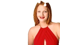 czerwona, pomadka, Drew Barrymore