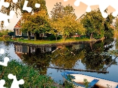 Łódka, Domek