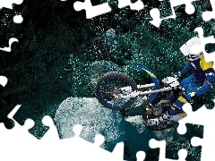 Głaz, Droga, Motor, Cross