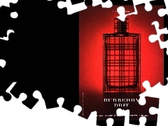 flakon, perfumy, Burberry, red