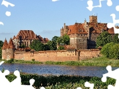 Fosa, Malbork, Zamek, Krzyżacki