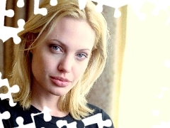 blond włosy, Angelina Jolie
