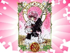 miecz, maska, Magic Knight Rayearth, kobieta