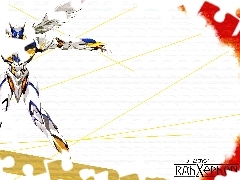 postać, obłok, Rahxephon