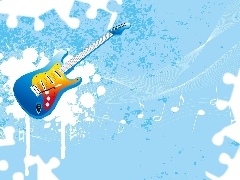 Elektryczna, Grafika, Gitara