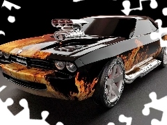 Płomienie, Dodge Challenger