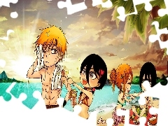 Postacie, Plaża, Bleach