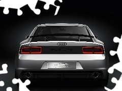 Lampy, Neonowe, Audi Quattro