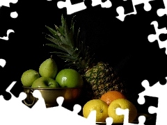 Jabłka, Cytrusy, Ananas