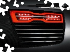 Tylna, Audi e-Tron, Lampa