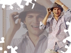 Koszula, Kapelusz, Ashton Kutcher